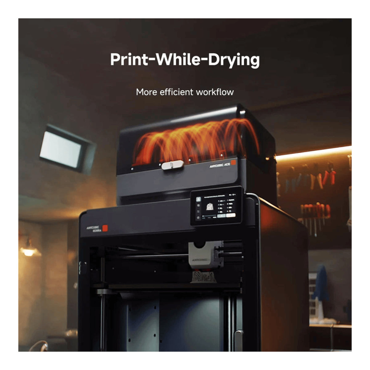 Anycubic Ace 2 Pro 4-channel Active CFS Unit for Kobra X and S1/M DS20BK2A-O