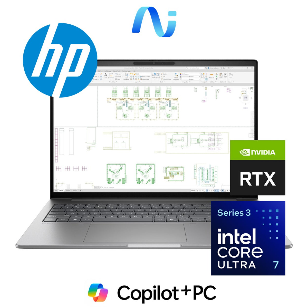 HP ZBook 8 G2i 16-inch WUXGA Next Gen AI Mobile Workstation - Intel Core Ultra 7 356H 1TB SSD 48GB RAM RTX PRO 500 Win 11 Pro