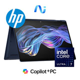 HP EliteBook X Flip G1i 14-inch WUXGA Next Gen AI 2-in-1 Laptop - Intel Core Ultra 7 258V 1TB SSD 32GB RAM 5G Win 11 Pro Blue