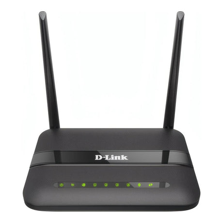 D-Link ADSL2+ N300 4-port Ethernet Wireless Modem Router DSL-124