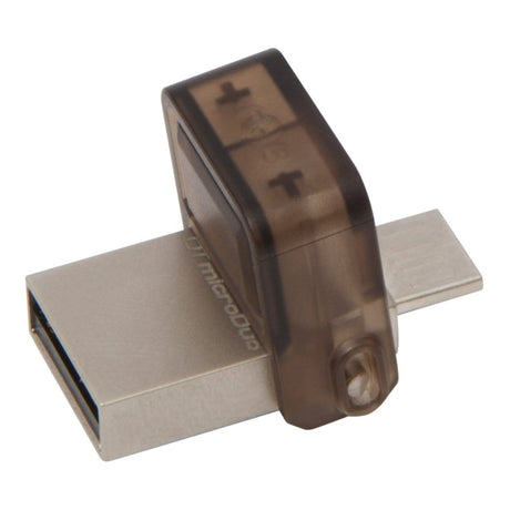 Kingston Technology DataTraveler microDuo OTG 32GB USB Type-A 2.0 Brown USB Flash Drive DTDUO/32GB