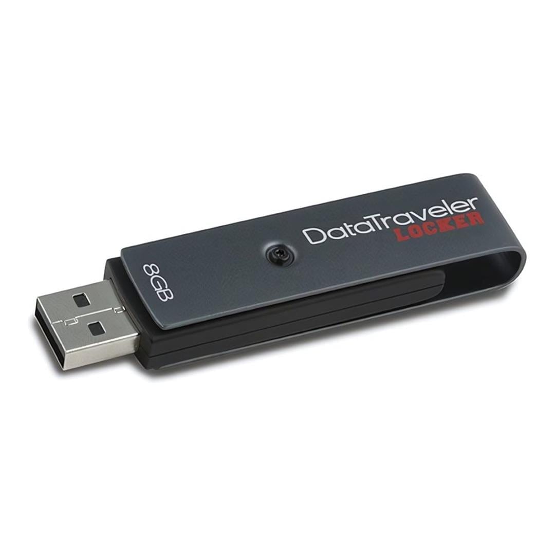 Kingston Technology DataTraveler Locker+ 8GB USB Type-A 2.0 Black USB Flash Drive DTL+/8GB