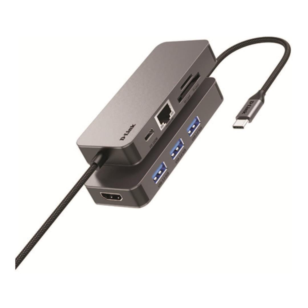 D-Link 8-in-1 Type-C Ethernet Hub DUB-C108 – FirstShop