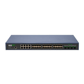 DuxNet 24-port SFP Gigabit L3 Managed Switch with 8x GbE Combo and 4x SFP+ Ports DUX3536X