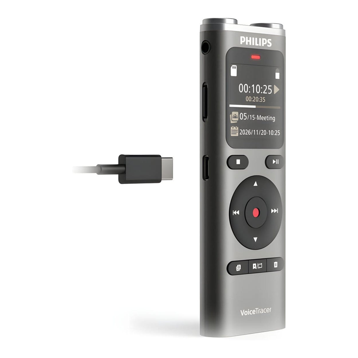 Philips VoiceTracer DVT2075 Audio Recorder