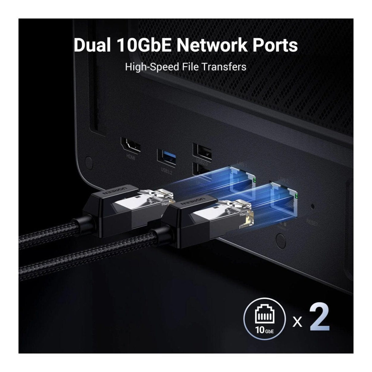 Ugreen NASync DXP8800 Plus 8-Bay NAS DXP8800PLUS-35127B