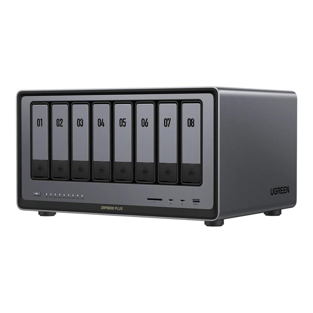 Ugreen NASync DXP8800 Plus 8-Bay NAS DXP8800PLUS-35127B – FirstShop