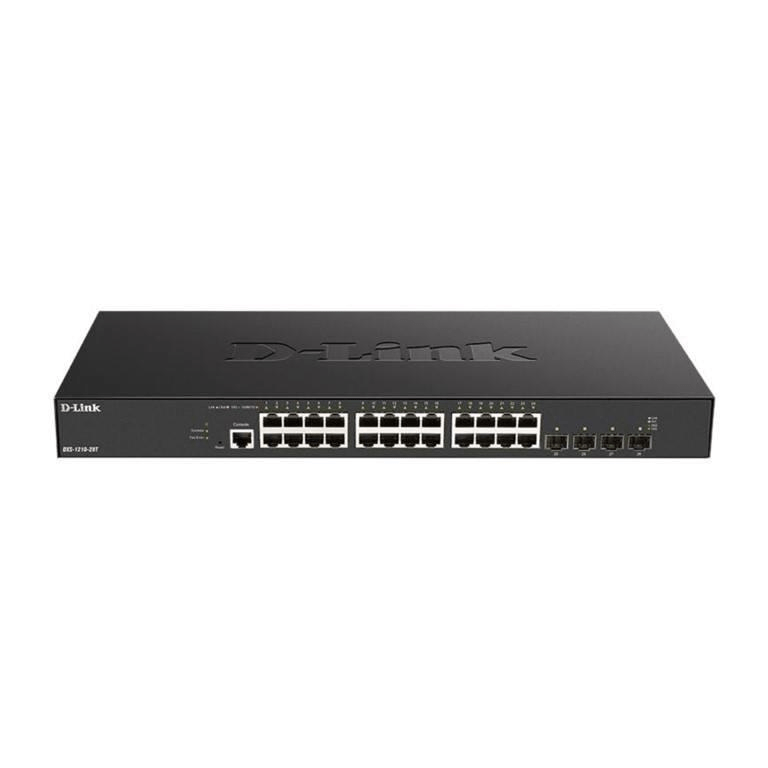 D-Link 24-port 10G Ethernet Managed Switch with 4x SFP28 ports DXS-1210-28T