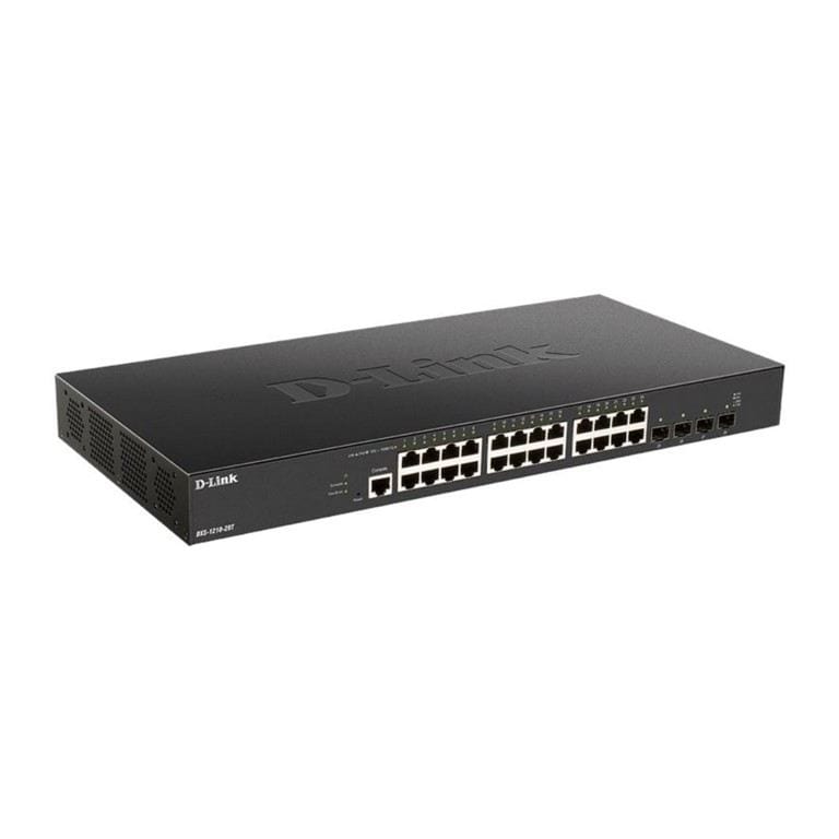 D-Link 24-port 10G Ethernet Managed Switch with 4x SFP28 ports DXS-1210-28T