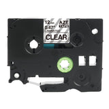 Parrot E1000pro Label Tape - Black on Clear E1000PRO-BC