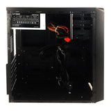 UniQue E188 Micro-ATX PC Case with 400W Power Supply Black