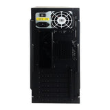 UniQue E188 Micro-ATX PC Case with 400W Power Supply Black