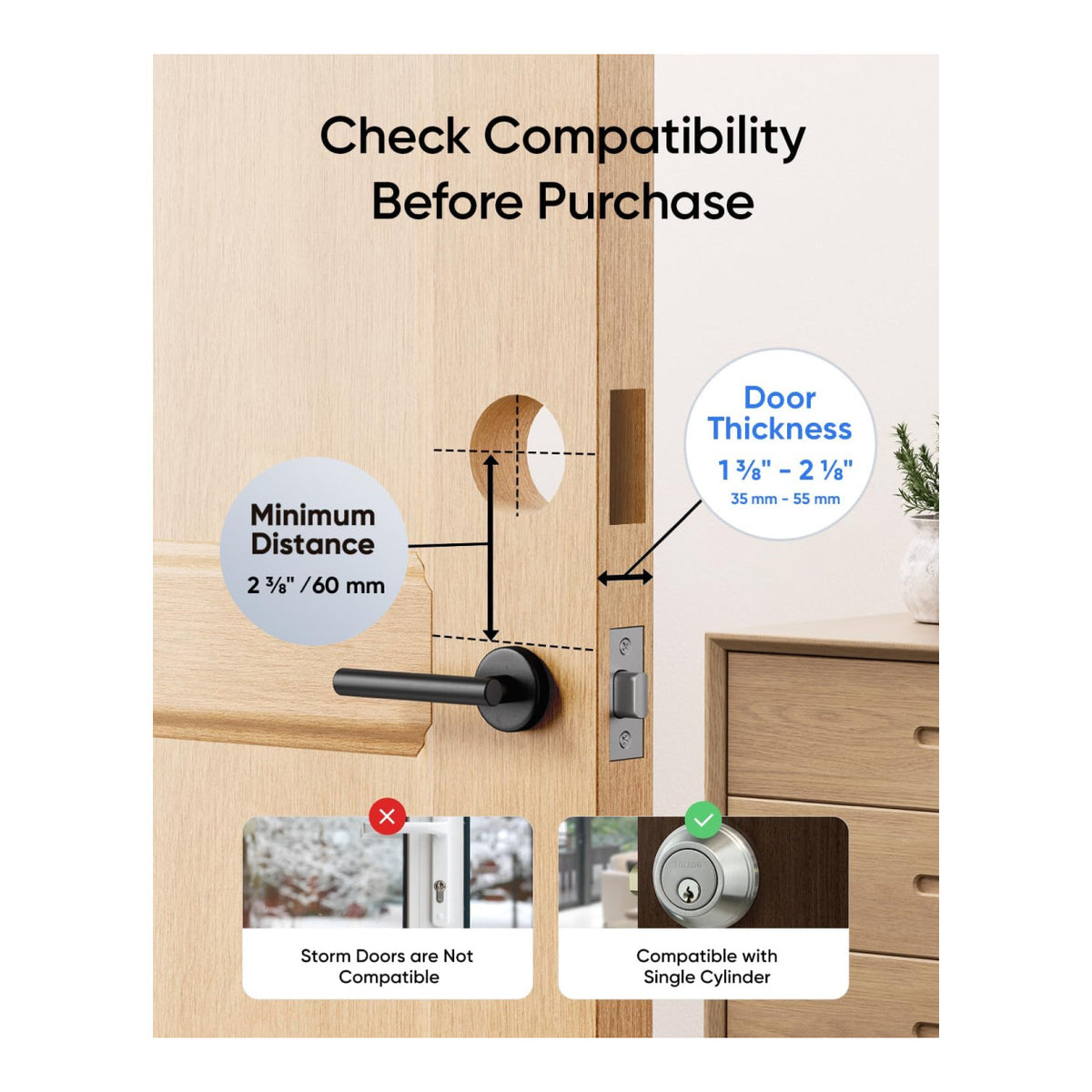 Eufy S330 3-in-1 Video Smart Lock Black E8530KY1