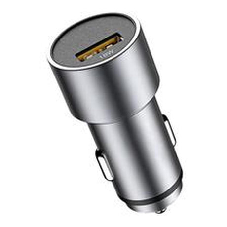 Ezra QC3.0 18W Single USB-A Fast Car Charger Silver EA-17SIL