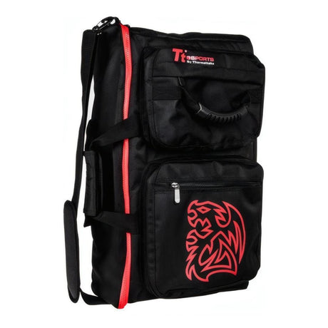 Tt eSPORTS Battle Dragon 2015 Edition Backpack Black and Red Nylon Polyester EA-TTE-BACBLK-01
