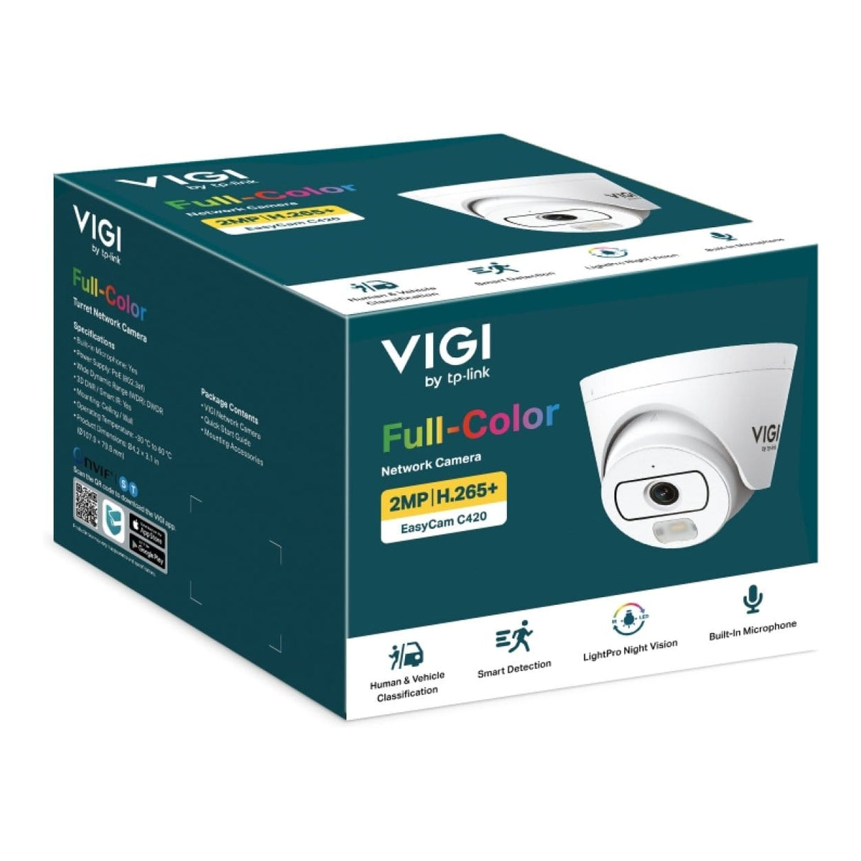 TP-Link VIGI EasyCam C420 2MP Full-Color Turret Network Camera