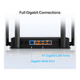 TP-Link EB210 BE3600 Wi-Fi 7 Wireless Router Dual-band 2.4GHz and 5GHz Gigabit Ethernet Black
