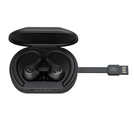 JLab Epic Air Sport ANC True Wireless Earbuds Black EBEAIRSPTNCRBLK82