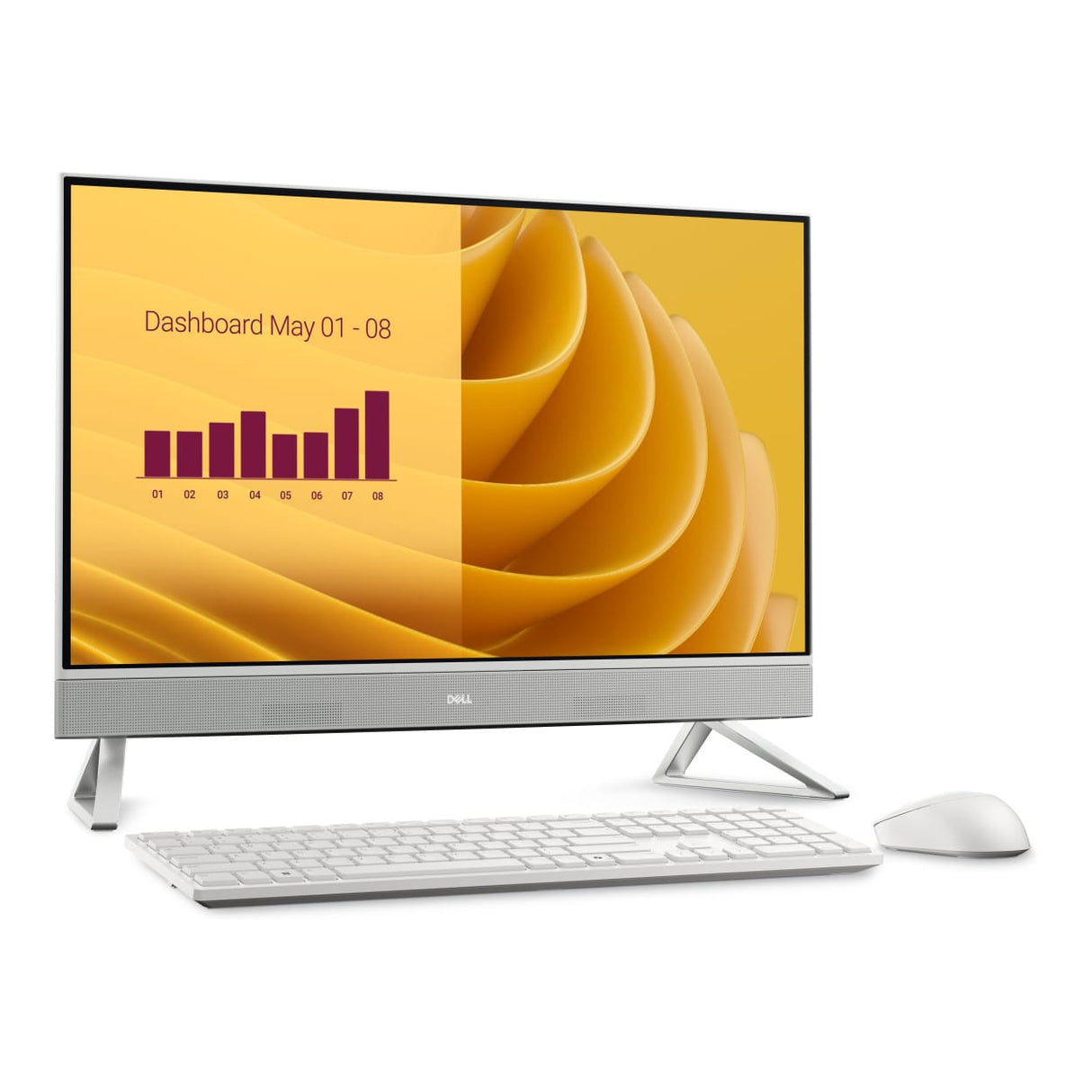 Dell 27 EC27250 27-inch FHD All-in-One PC - Intel Core 7 150U 512GB SSD 16GB RAM Win 11 Pro