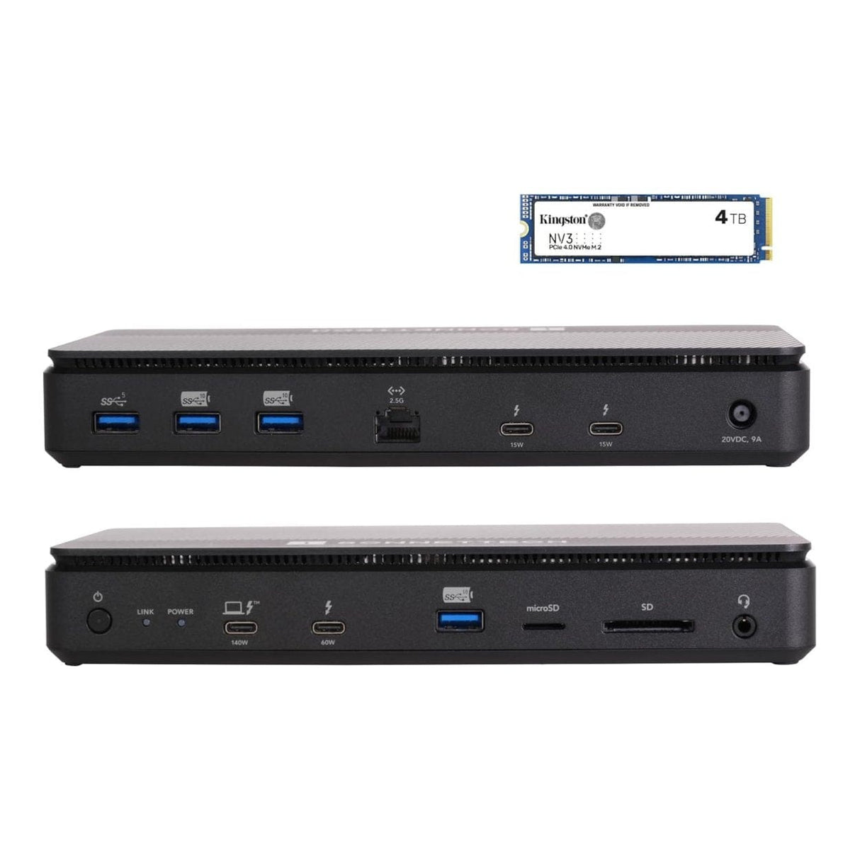 Sonnet Echo 13 Thunderbolt 5 Docking Station with 4TB SSD - Black ECHO-DK13-4TB5
