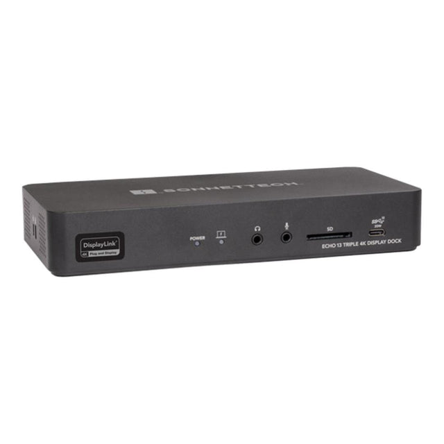 Sonnet Echo 13 Triple 4K HDMI Ethernet Docking Station Black ECHO-DK3M-TB