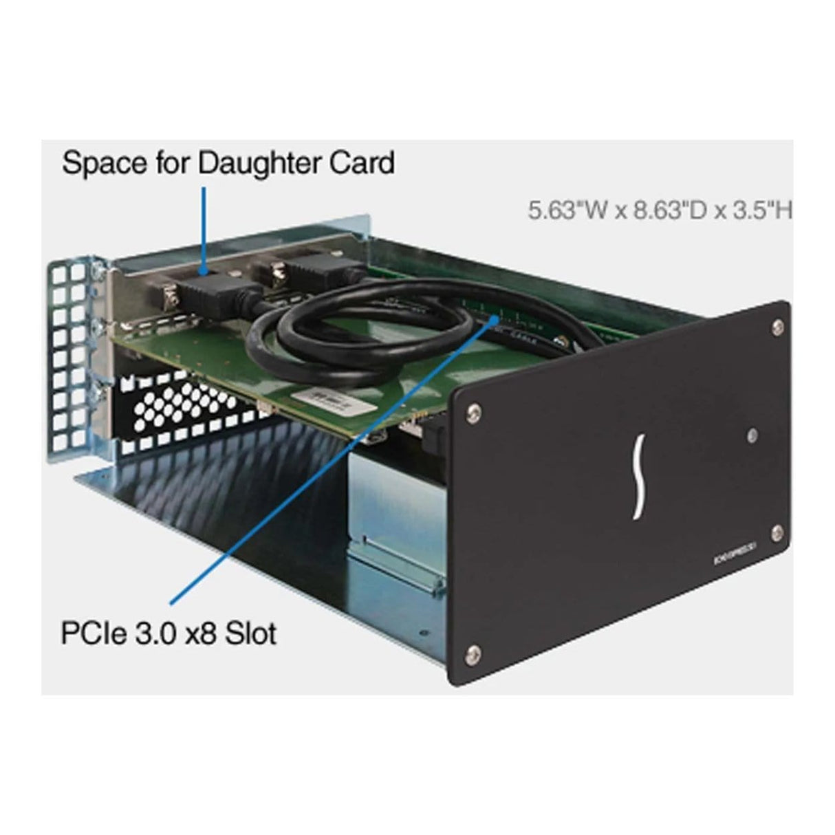 Sonnet Echo Express SE I 1-slot PCIe Card Expansion Unit Black ECHO-EXP-SE1-T3