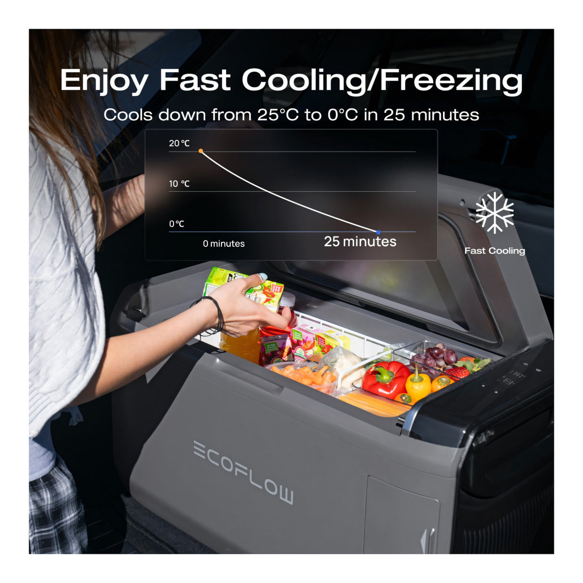 EcoFlow Glacier 45L Classic Portable Fridge Freezer