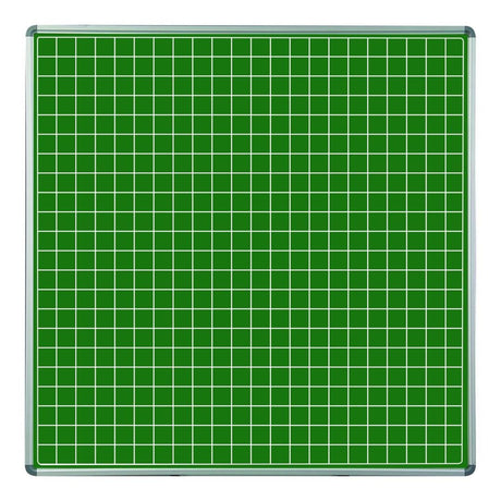 Parrot Non-Magnetic Educational Chalkboard 1220x1210mm Squares 1 Side Swing Leaf Option B ED6252