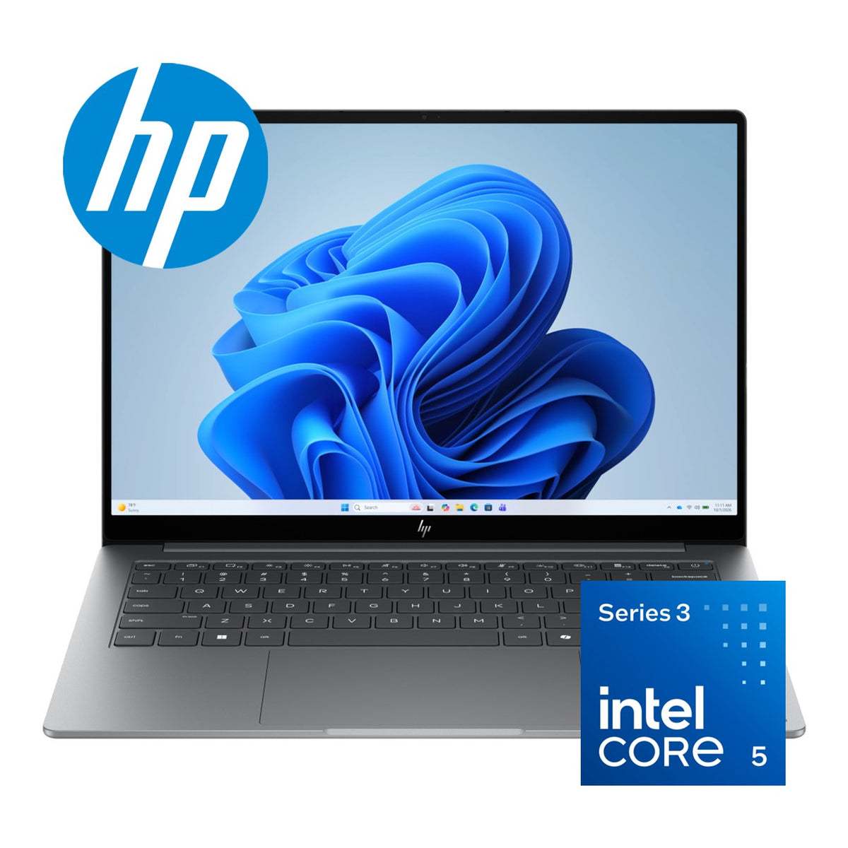 HP OmniBook 5 14-mh0003ni 14-inch 2K OLED AI Laptop - Intel Core 5 320 512GB SSD 16GB RAM Win 11 Home Silver