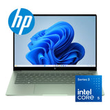 HP OmniBook 5 14-mh0005ni 14-inch 2K OLED AI Laptop - Intel Core 5 320 512GB SSD 16GB RAM Win 11 Home Honeydew