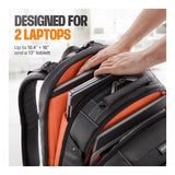 Everki 18.4-inch Busimess 120 Pro Notebook Backpack Black EKP120P-ECO