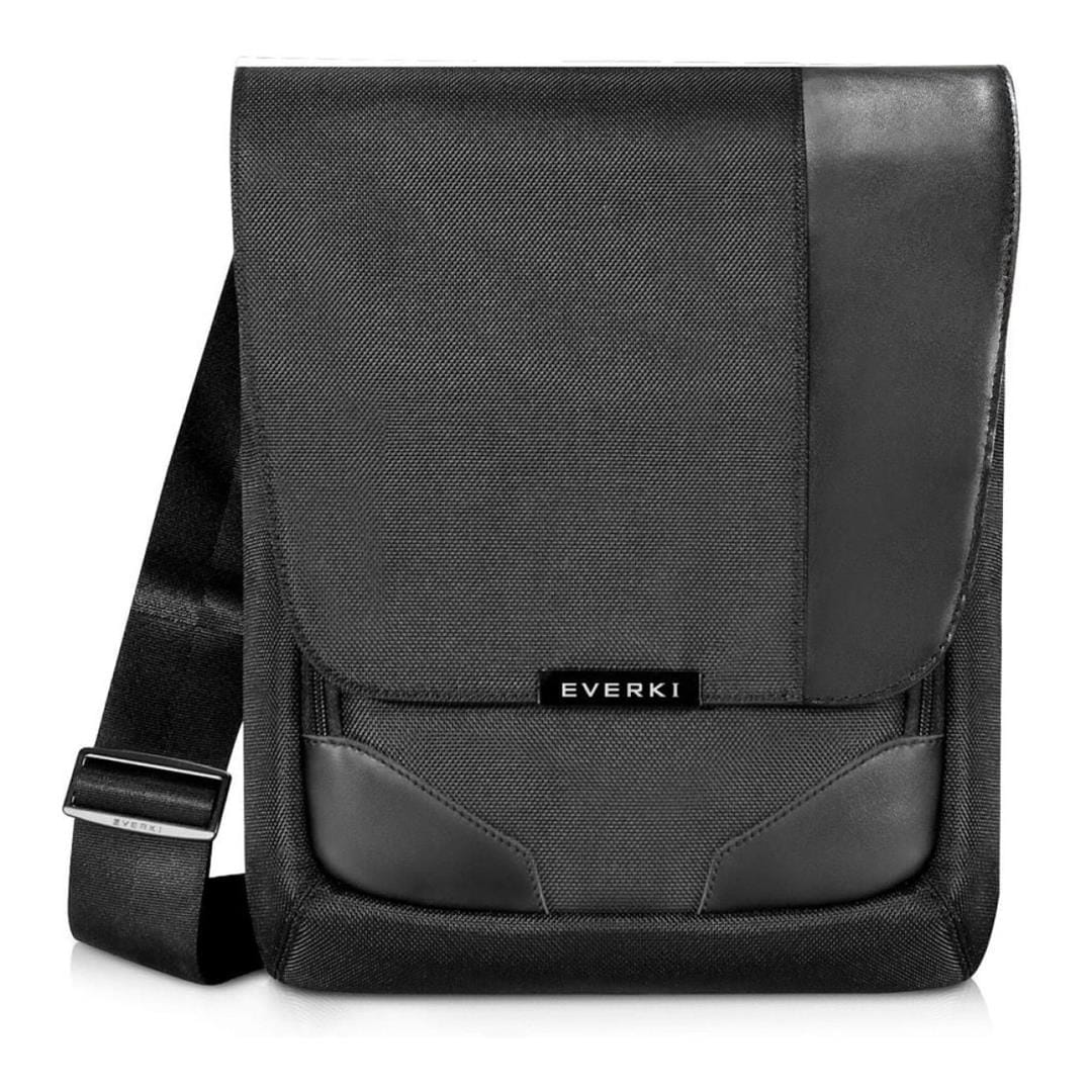 Everki Venue Xl Premium Rfid Mini Messenger Fits iPad Pro 12-inch Surface Pro Macbook 12 EKS622XL