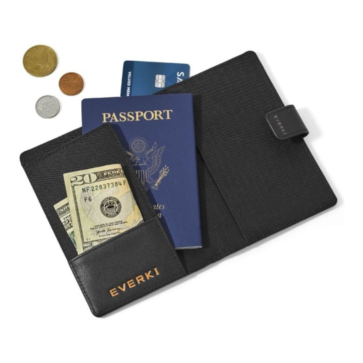 Everki Slim Profile Passport Holder with RFID Protection EKW230