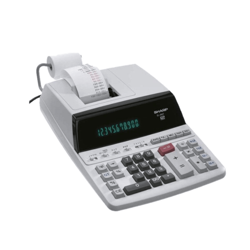 Sharp Premium Fast Printer Calculator EL-2607V