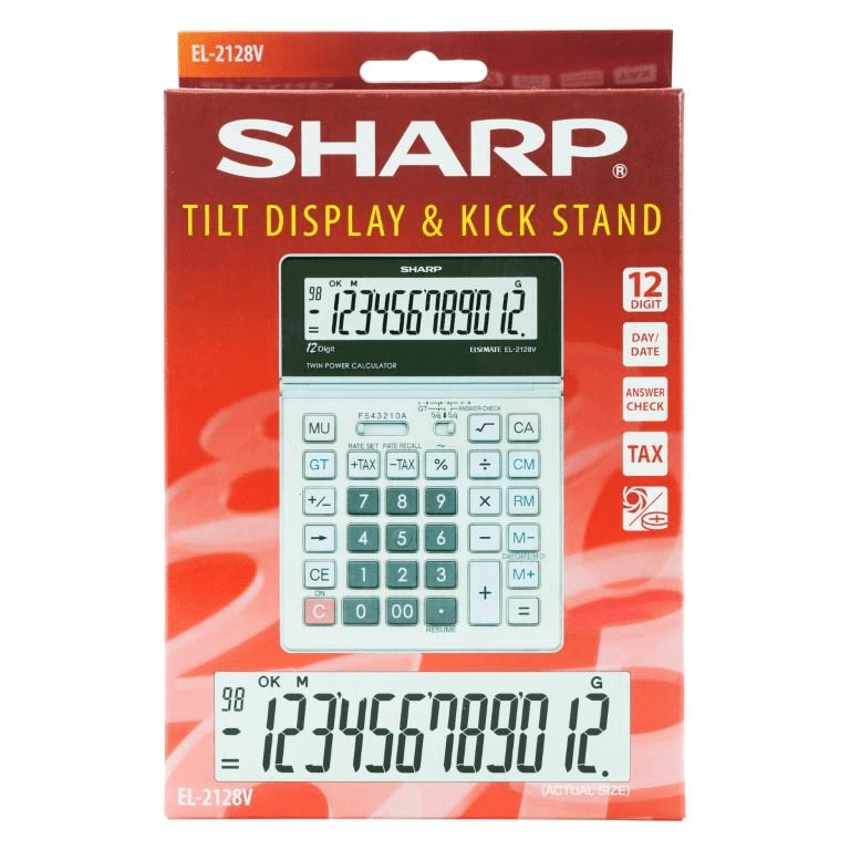 Sharp EL2128V Desk Calculator – FirstShop