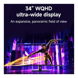 Xiaomi G34WQi 2026 34-inch 3440 x 1440p WQHD 21:9 180Hz 1ms LCD VA Curved Gaming Monitor ELA6562EU