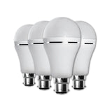 Elecstor B22 7W 1200mah Rechargeable LED Bulb 4-pack - Warm White ELE-A60-7W-B22WW4P