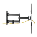 Ellies 23 to 55-inch Solid Series Full Motion Single Arm TV Wall Mount ELL-2009-BK