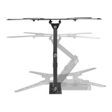 Ellies 23 to 55-inch Solid Series Full Motion Single Arm TV Wall Mount ELL-2009-BK