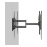 Ellies 50 to 105-inch Solid Series Heavy Duty Full Motion TV Wall Mount ELL-2012-BK