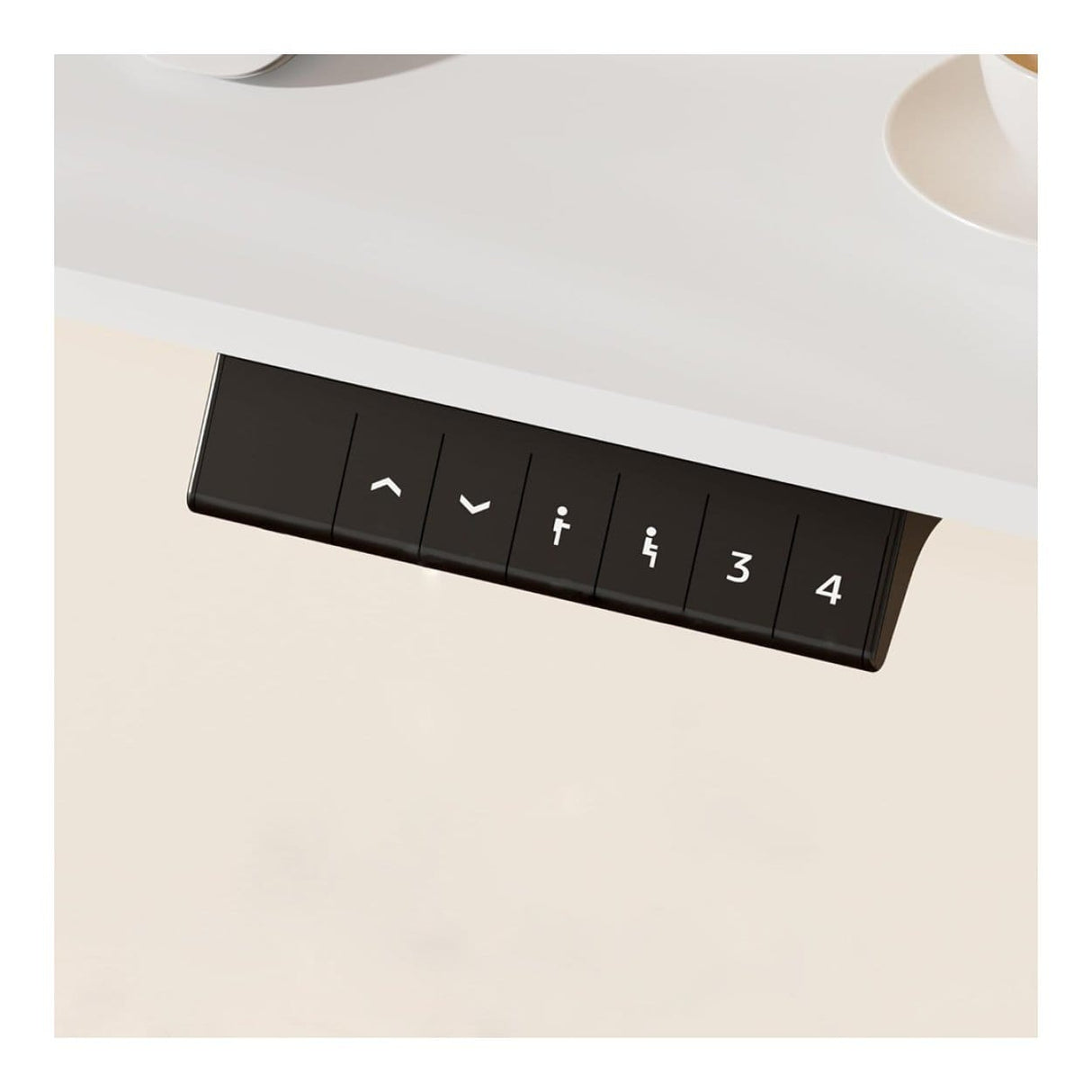 LinkQnet 2-Column Height Adjustable Office Desk EN1-WW-MINI