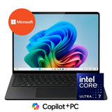 Microsoft Surface 7 13.8-Inch PixelSense AI Laptop - Intel Core Ultra 7 268V 256GB SSD 32GB RAM Win 11 Pro Black