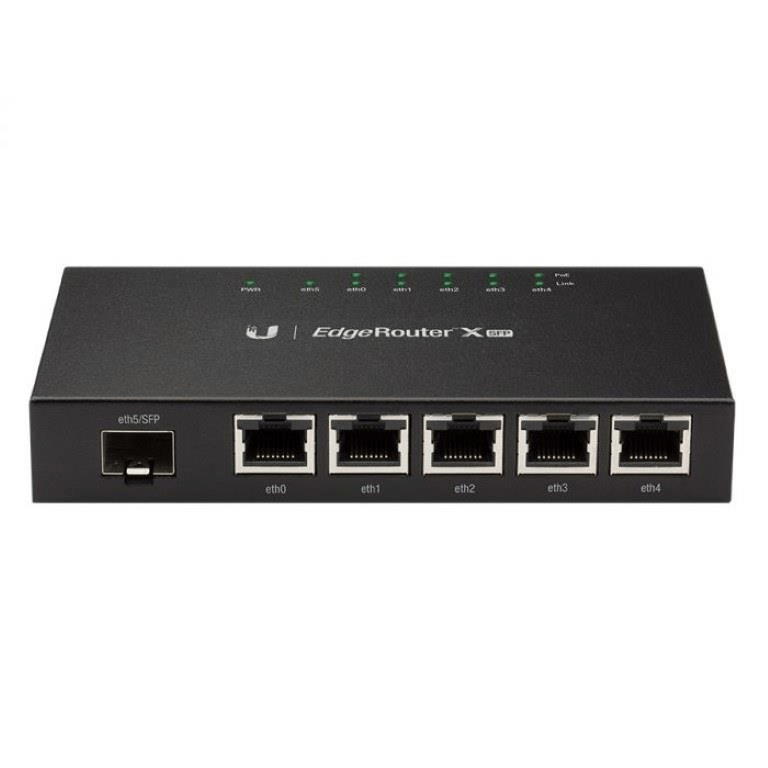 Ubiquiti UISP EdgeRouter X SFP 5-port Gigabit Ethernet Router with 1-p ...