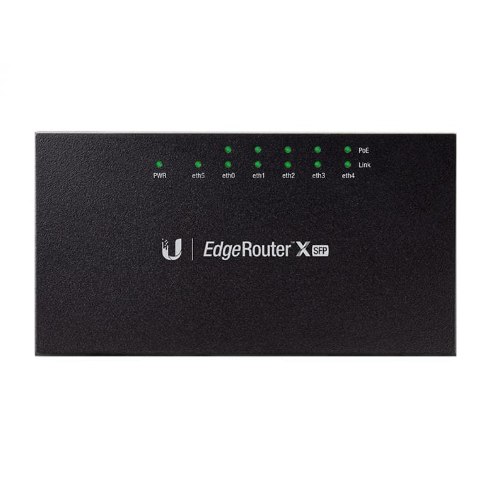 Ubiquiti UISP EdgeRouter X SFP 5-port Gigabit Ethernet Router with 1-p