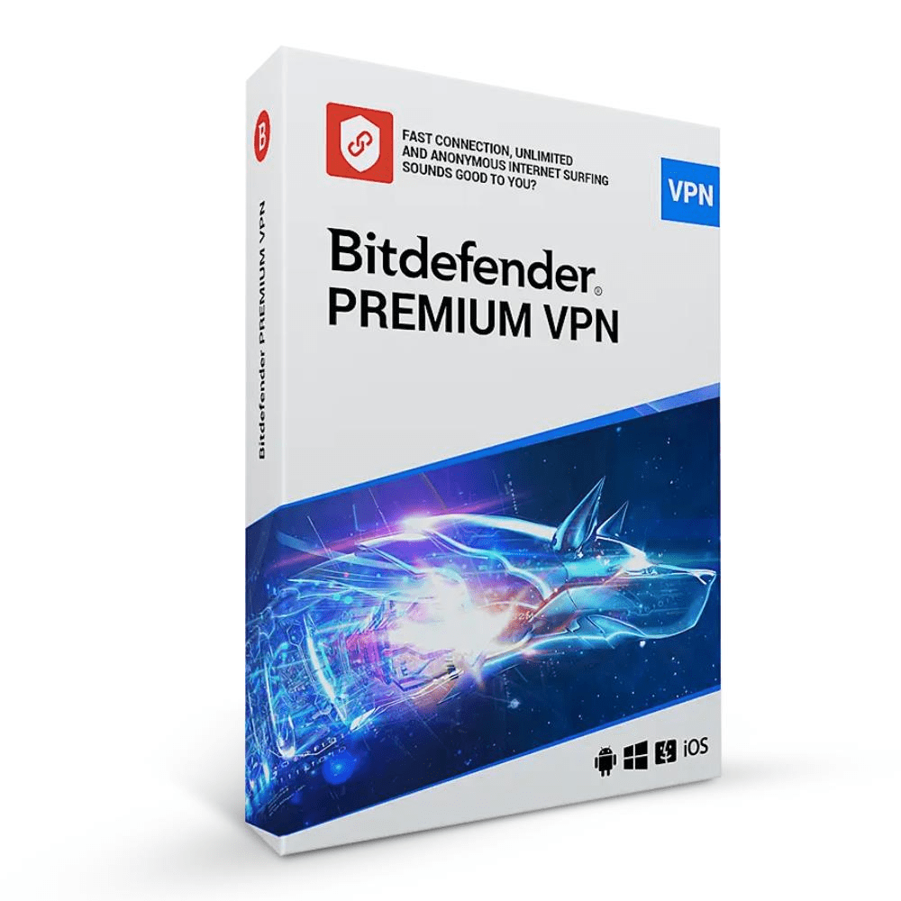 Bitdefender Premium VPN up to 10 Devices - 1 Year Subscription