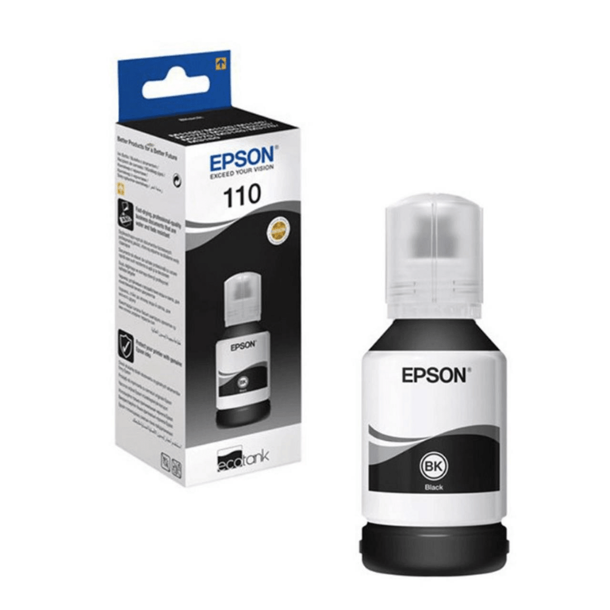 Epson 110S Ink Bottle EcoTank Black Original 120ml Single-pack ET01L14A