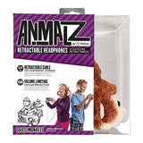 ReTrak Animalz Furry Wired Headphones - Monkey ETAUDFMNKY