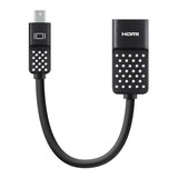 Belkin Mini DisplayPort to HDMI 4K Adapter Cable Black F2CD079BT