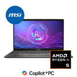 MSI Modern A15 AI+ F3HMG-012ZA 15.6-inch FHD AI Laptop - AMD Ryzen 5 330 512GB SSD 16GB RAM Win 11 Home