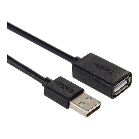 Belkin Type-A Male to Female USB 2.0 Cable 1.8m Black F3U153BT1.8M